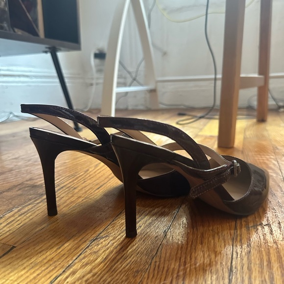 Banana Republic Burgundy Slingback Pumps - Picture 3 of 3